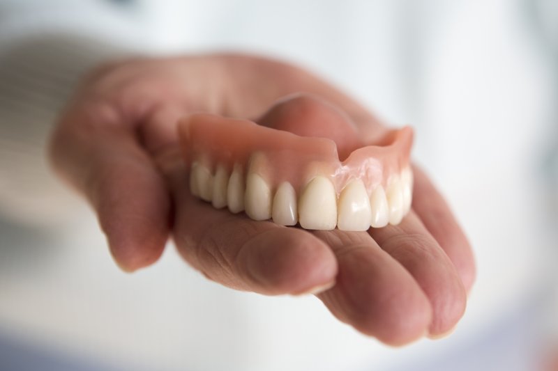 an upper denture